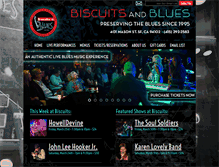 Tablet Screenshot of biscuitsandblues.com